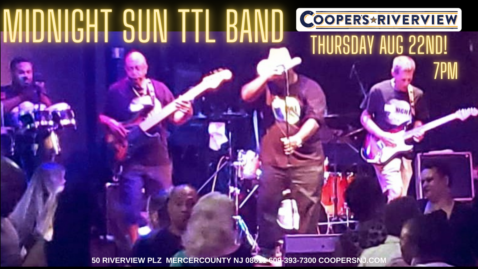 Midnight Sun Band at Cooper's Riverview! — Cooper's Riverview